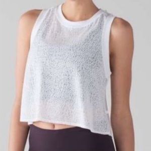 lululemon athletica White Tank Top
